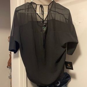 Black Fortune Ivy shirt, size XS.